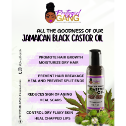 Pretty Girl Gang Jamaican Black Castor Oil 4.0 Fl oz